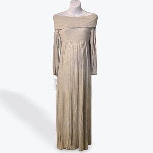 Maternity maxi dress